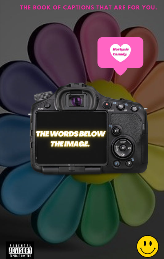 The words below the image | CAPTION BOOK